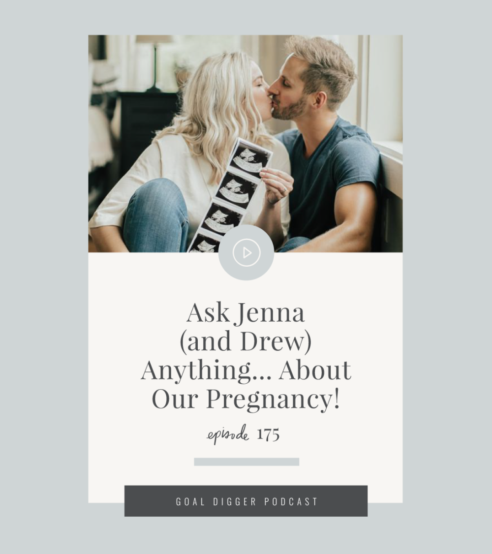 I present to you another episode “Ask Jenna (and Drew!) Kutcher Anything!” You guys loved our last episode about marriage, and this time we thought we would answer your pregnancy questions… Many of you have walked with us through our miscarriage journey, and we still want to invite you in during this new stage!